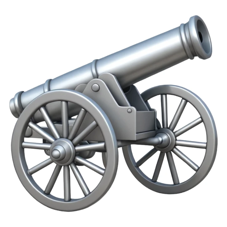 A cannon for Arsenal FC sticker