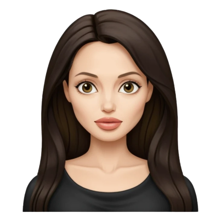 Angelina Jolie up to the waist sticker