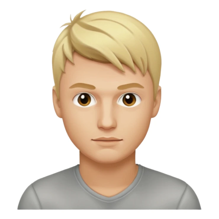 Nick Carter with blonde hair sticker