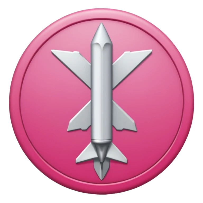 fleche directionelle blache sur fond de couleur rose sur un bouton   sticker