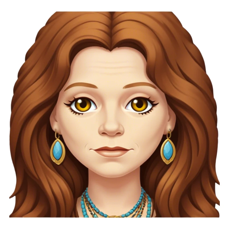 a portrait of janis joplin sticker