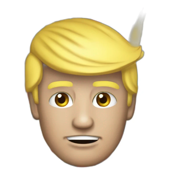 donald trump avec un drapeau rdcongo sticker