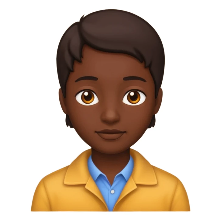 Blackest realistic person sticker