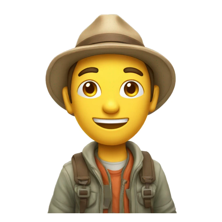 travelers beautiful interface illustrations of 3D character sticker