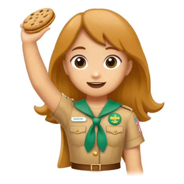 Girl Scout tagalong cookies  sticker