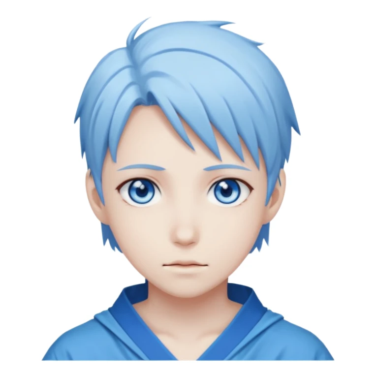 Gojo anime character ( only eyes ) blue eyes anime vibe sticker