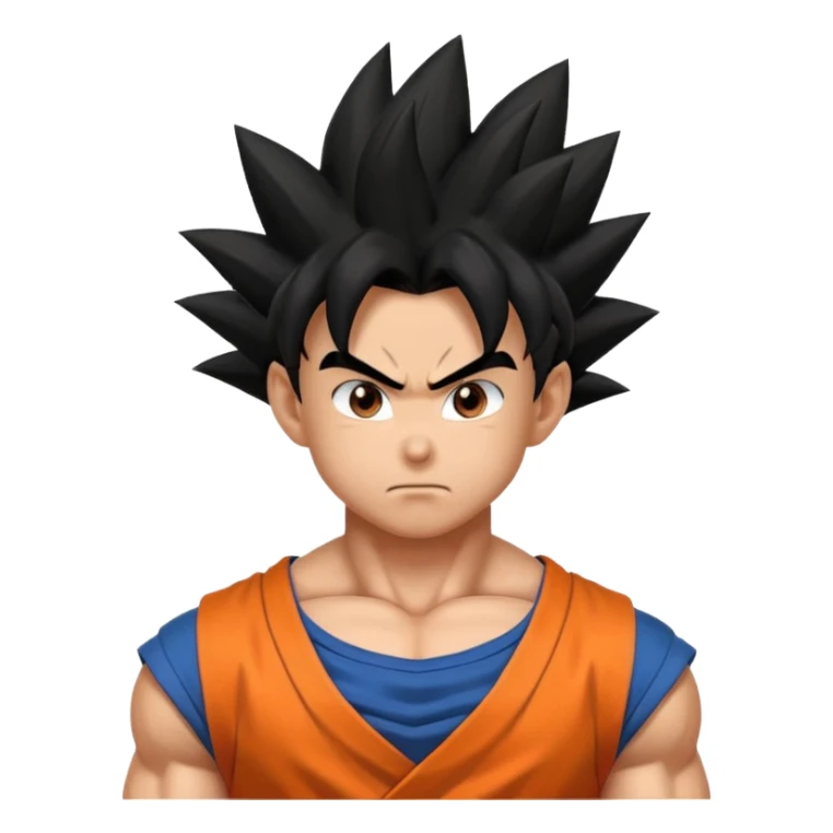 I need an emoji of character goku sticker