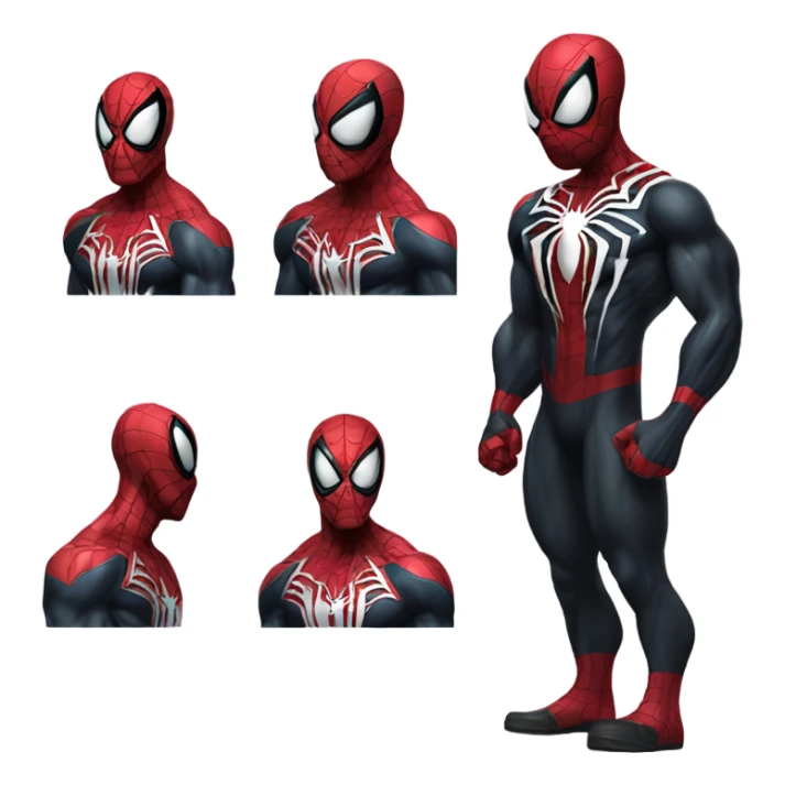 19 inches of venom spiderman sticker