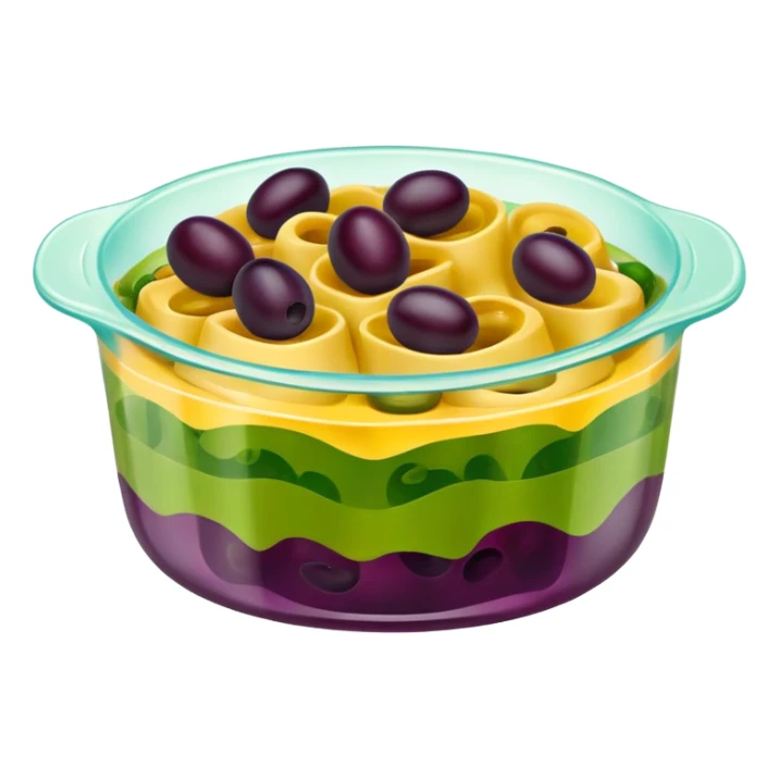 Gross vintage jello salad with olives in it sticker