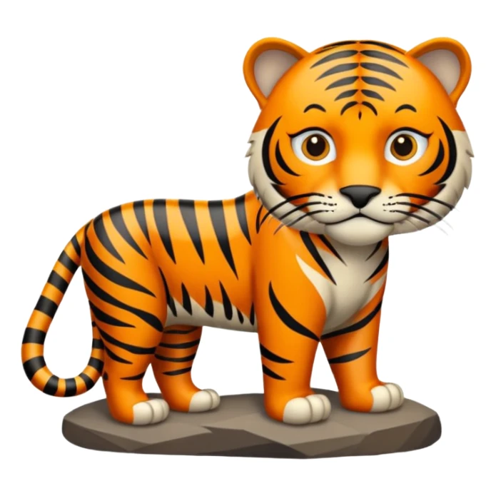 Tigre adulto en la cima sticker