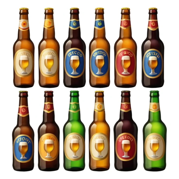 1000 beers and 100 wines sticker