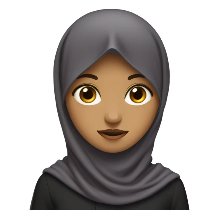 A niqabi girl sticker