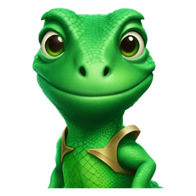 Lizard of Oz in emerald city sticker