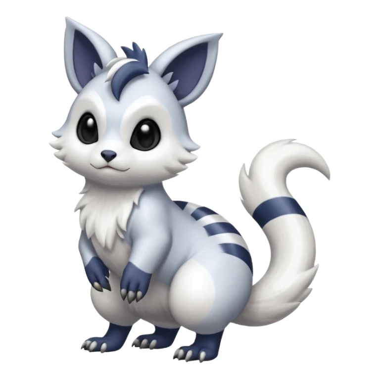 Shiny Furret-Absol-Hybrid (Full body) sticker