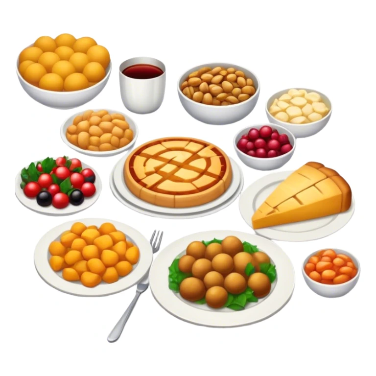 Food holiday meals sticker