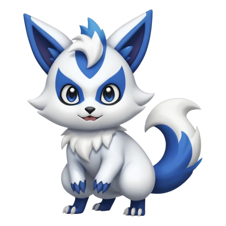 Zangoose-Meowstic-Absol-Pachirisu-fusion sticker