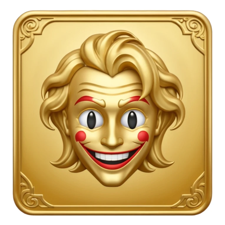 golden joker card emojis sticker