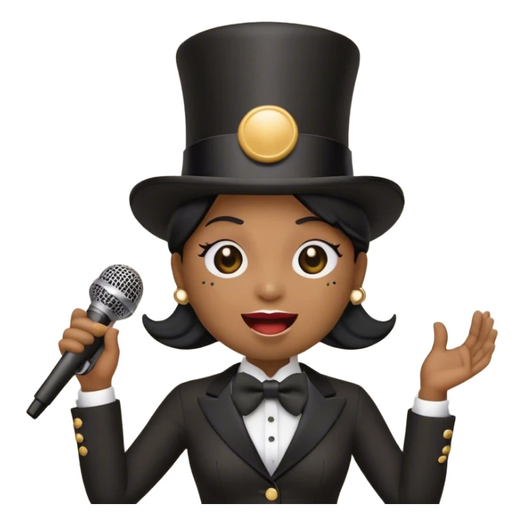 make me a emoji that singing this words (Whoa Black Betty, bam-ba-lam
Go Black Betty, bam-ba-lam
Yo really gets me high, bam-ba-lam
Yeah that's no lie, bam-ba-lam
She's always ready, bam-ba-lam
She's all rock steady, bam-ba-lam
Whoa Black Betty, bam-ba-lam
Yeah Black Betty, bam-ba-lam) sticker