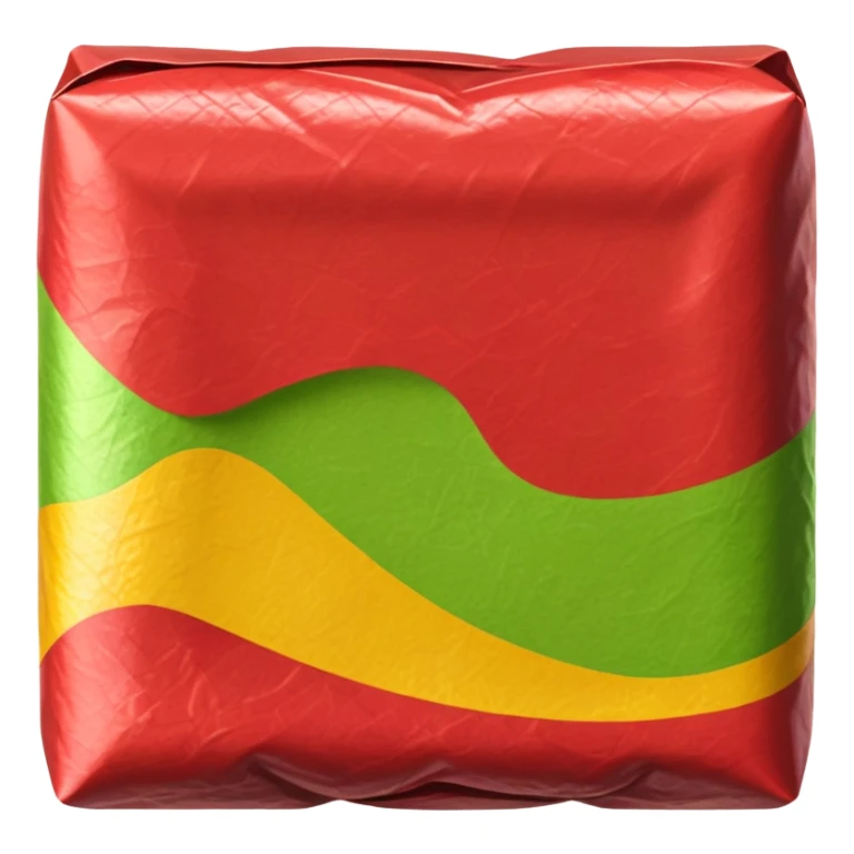 Rød-gul-grønn KVIKK LUNSJ sjokolade-bar sticker