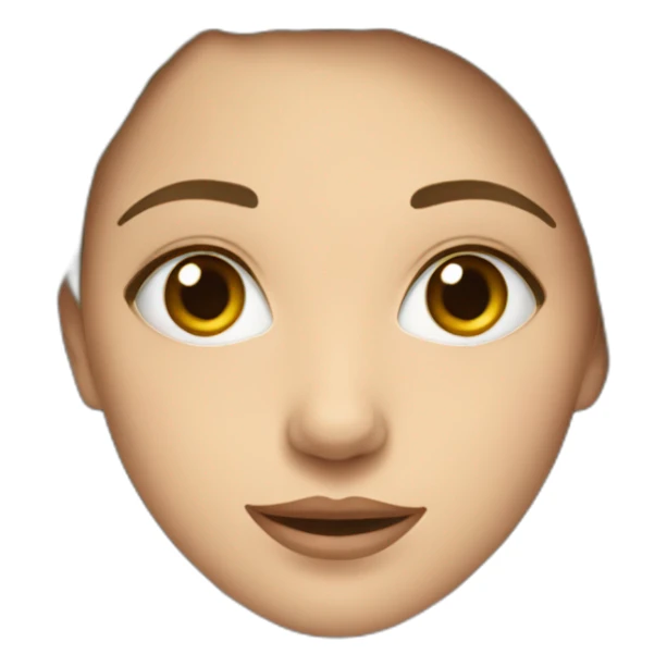 Fille avec des boutons sur le visage choquée sticker