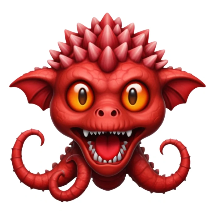 quiero q mi emoji se parez ca a un demogorgon sticker