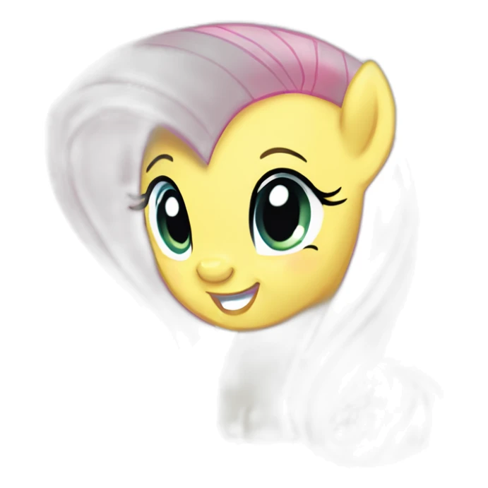 Fluttershy my little pony sticker