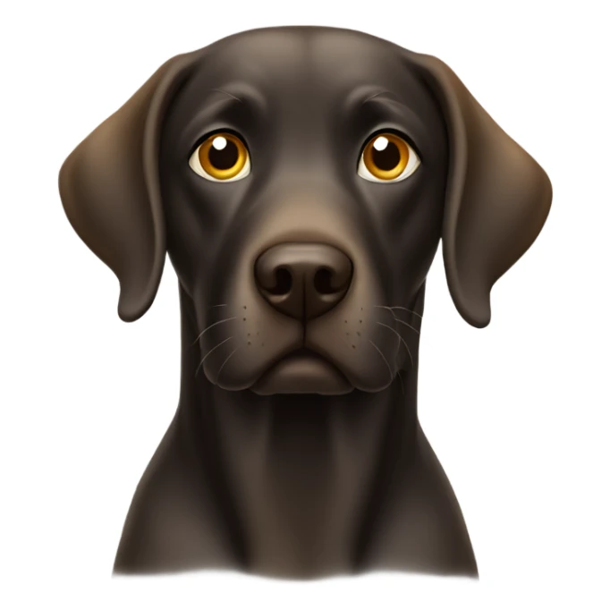 Labrador retriever being cross eyed  sticker