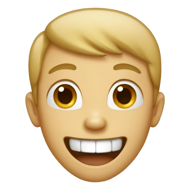 laughing boy sticker