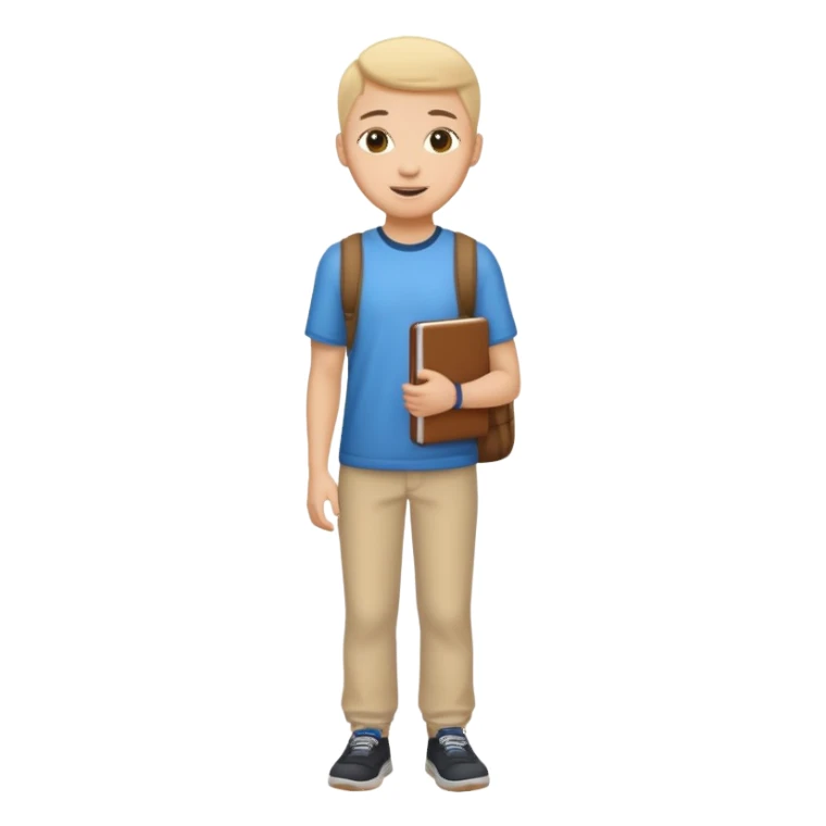 estudiante cuerpo completo feliz  sticker