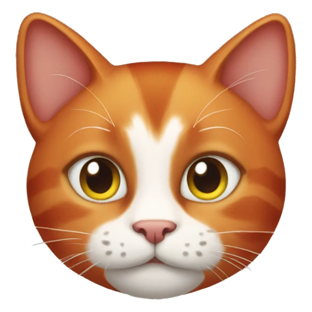 red cat sticker