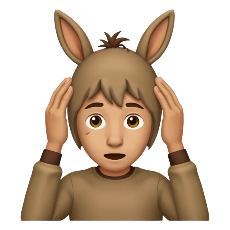 Ami burro le duele la cabeza sticker