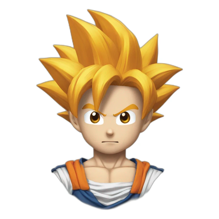 Goku en ultra unstin qui tu boo sticker