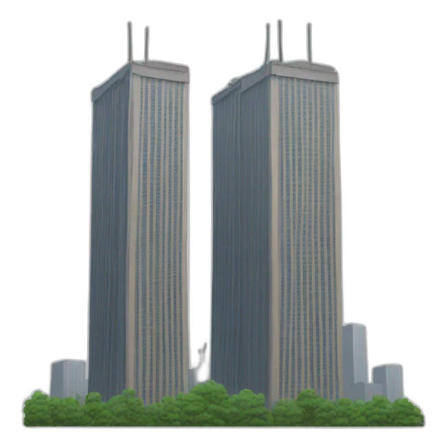 Twin towers sticker