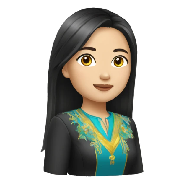 vip kazakh girl sticker