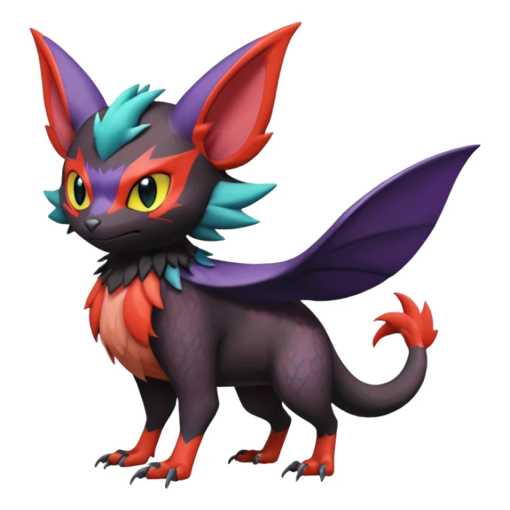  Noibat-Noivern-Trico-Nargacuga-Litten-Hybrid sticker