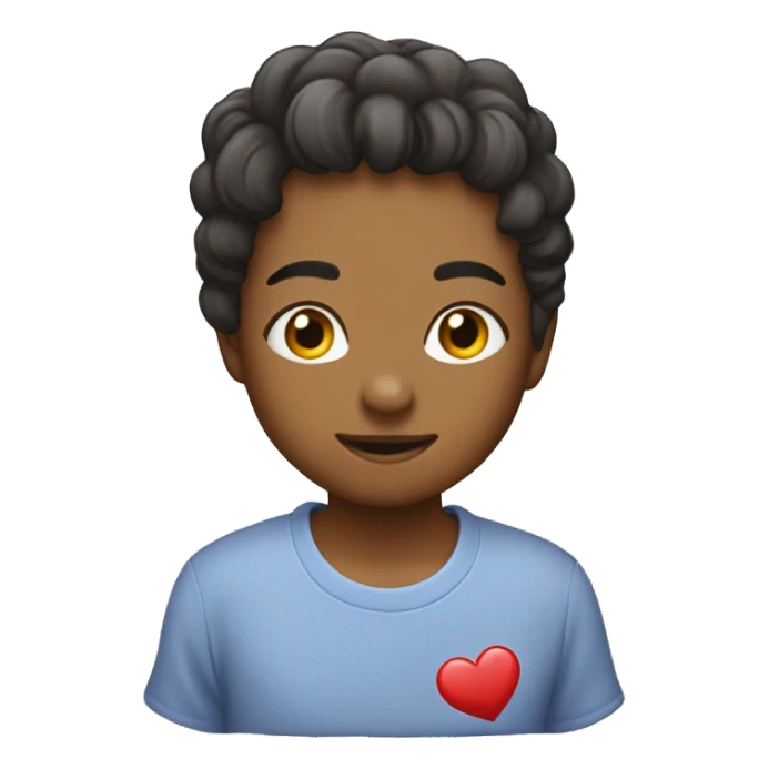 T-shirt with the inscription “I ❤️ mari” sticker