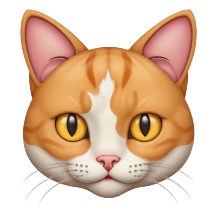 Cat vit pirsing in her er sticker