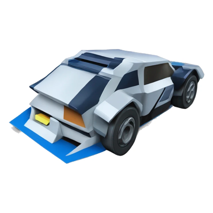 Darktrooper pearl-blue Card stock Papercraft fr-s racecar sticker