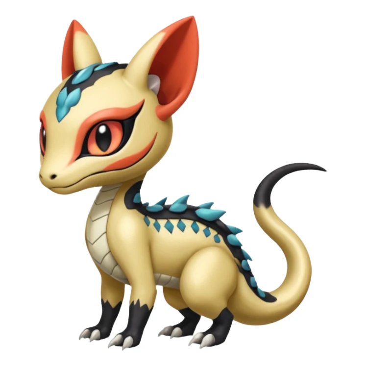 Meloetta-Salandit-Gatomon-Pteromon-hybrid sticker