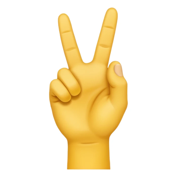 Make a YVL hand emoji doing the YVL hand signal sticker