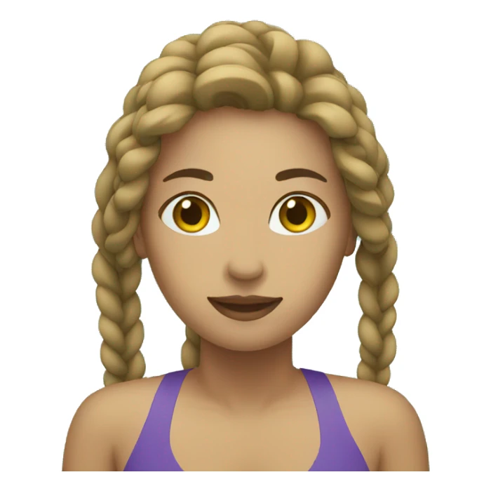 woman swimming sticker