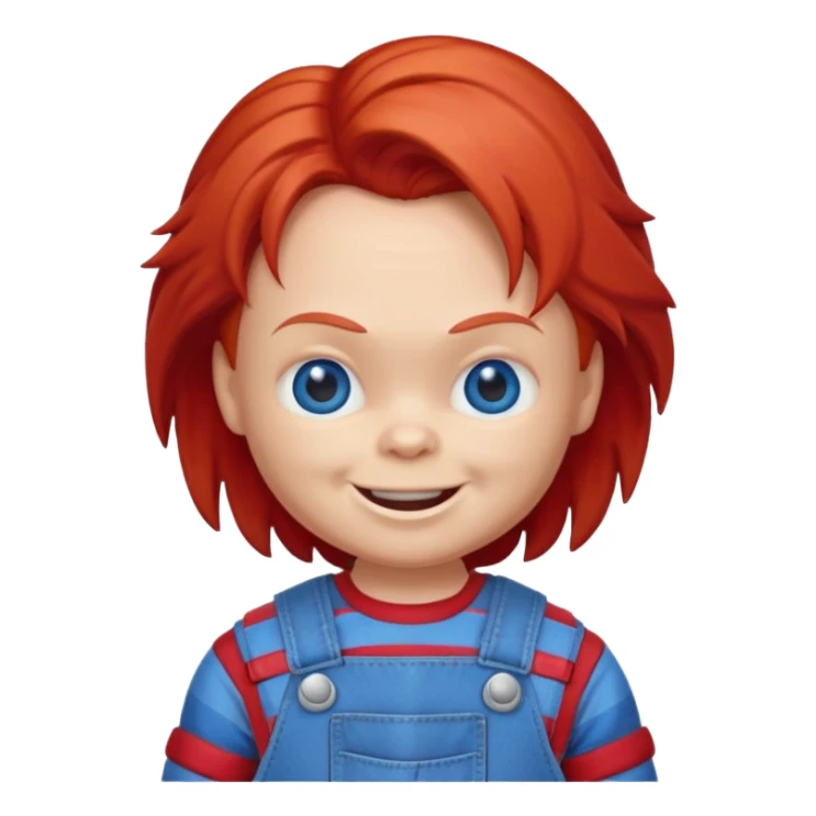 Un emojin de chuky sticker