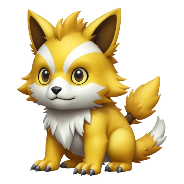 Cute cool Digimon-animal-hybrid full body sticker
