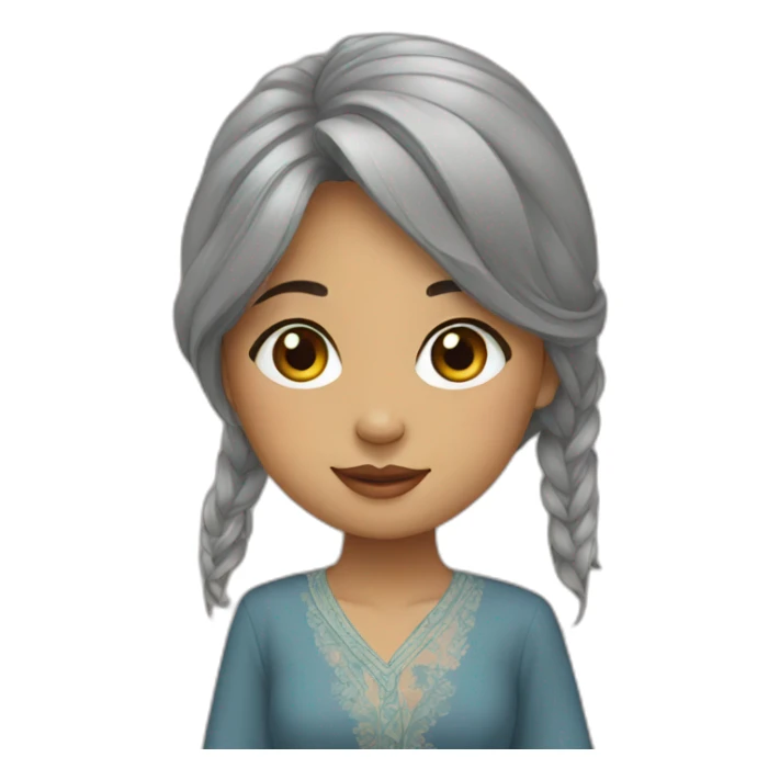 Beautiful Indonesian girl sticker