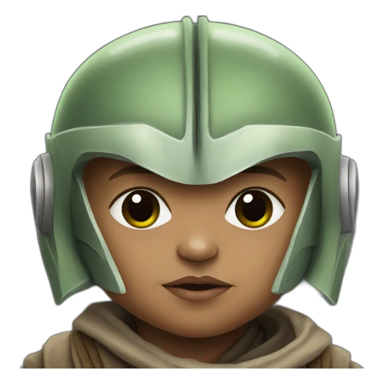 Baby mandalorian yoda sticker