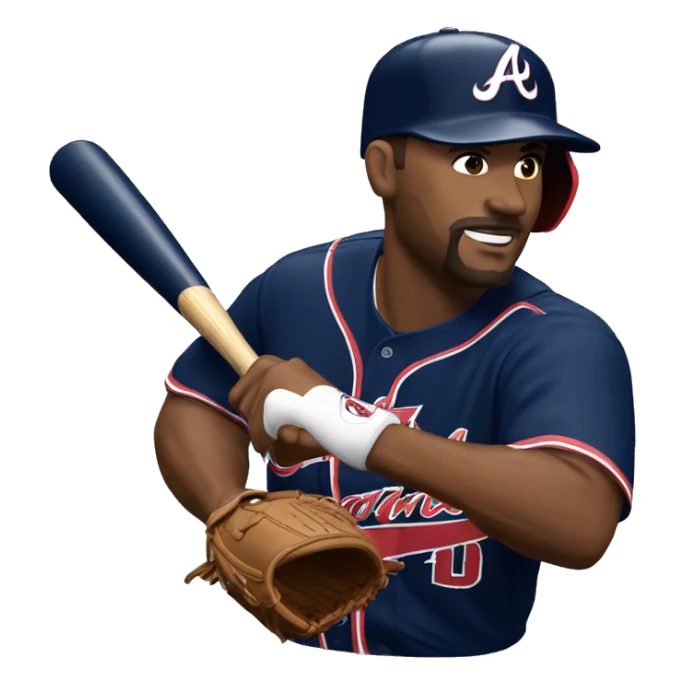 Atlanta Braves Icon as a Emjoi sticker