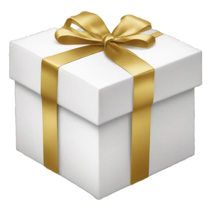 Dior logo white and gold gift box sticker