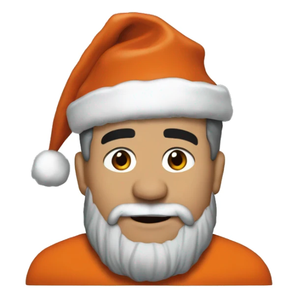 Bruce Pearl as an Auburn themed Santa Clause sticker