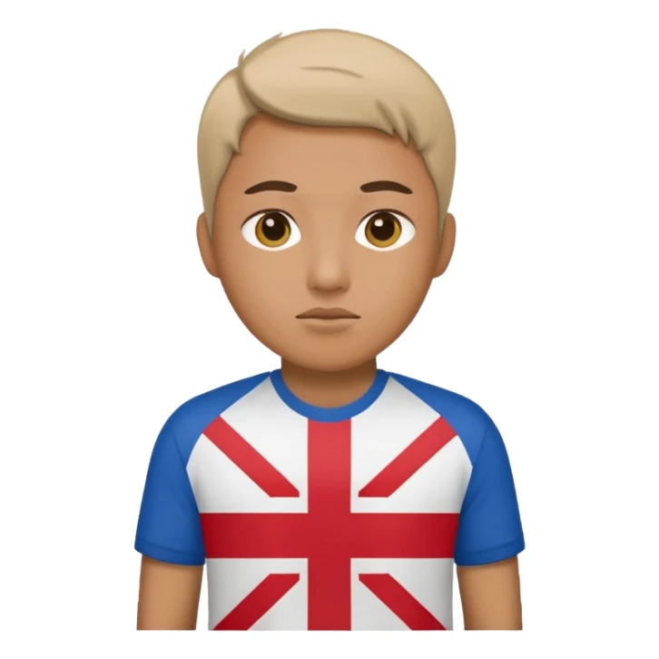Korean flag combined with england emoji sticker