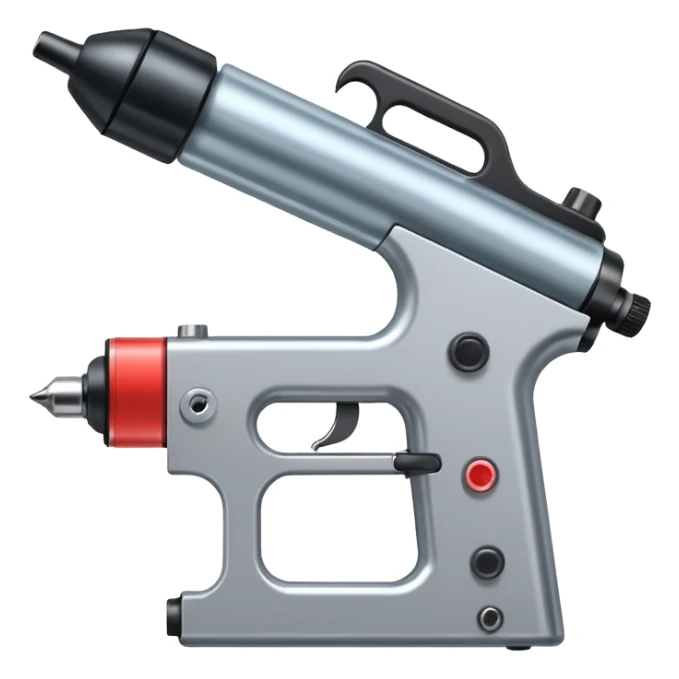 tattoo needle in portable tatto gun sticker